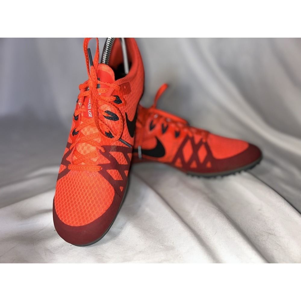 Nike Zoom Rival M Women's Multi Track And Field Spike Shoes Orange Size 8 - Picture 4 of 5